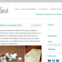 NYC Inspired Wedding Published on Love Toast Blog!