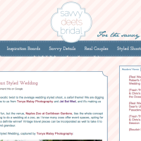 Zoo Shoot Featured on Savvy Deets Bridal Blog!