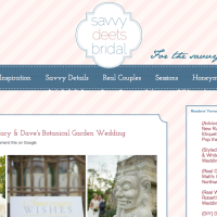 Mary & Dave's Botanical Wedding Published on Savvy Deets Bridal Blog!