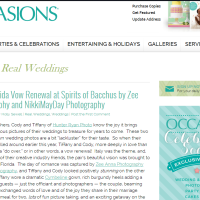 Italian Vow Renewal Published on Occasions Blog